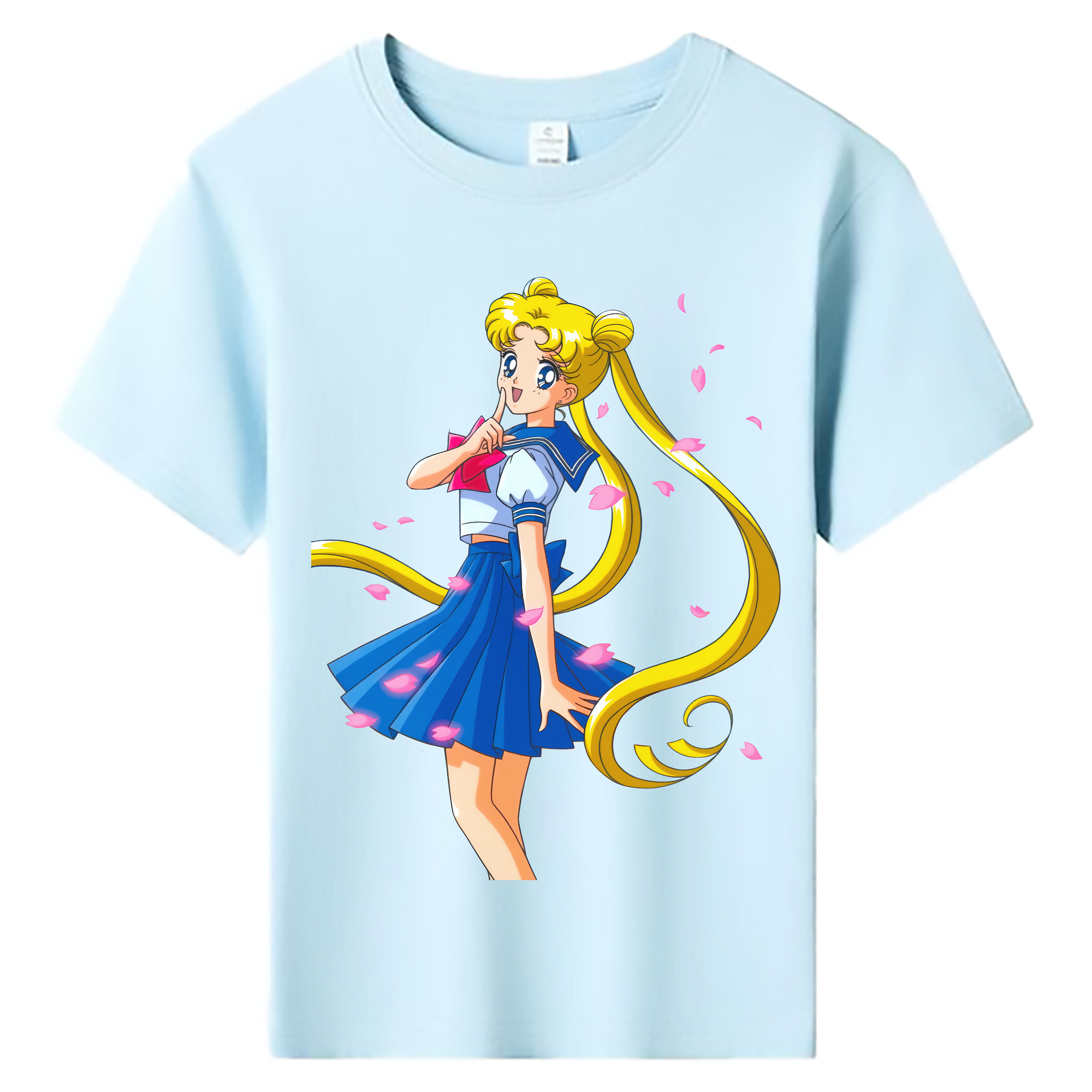 （画像用） 美少女戦士セーラームーン 愛野 美奈子 あいの みなこ Sailor Moon Aino Minako 綿100％キッズTシャツ（フロントプリント）